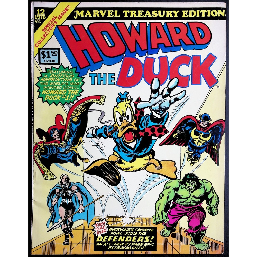 Marvel Comic Marvel Treasury Edition #12 Howard the Duck Defenders 1976